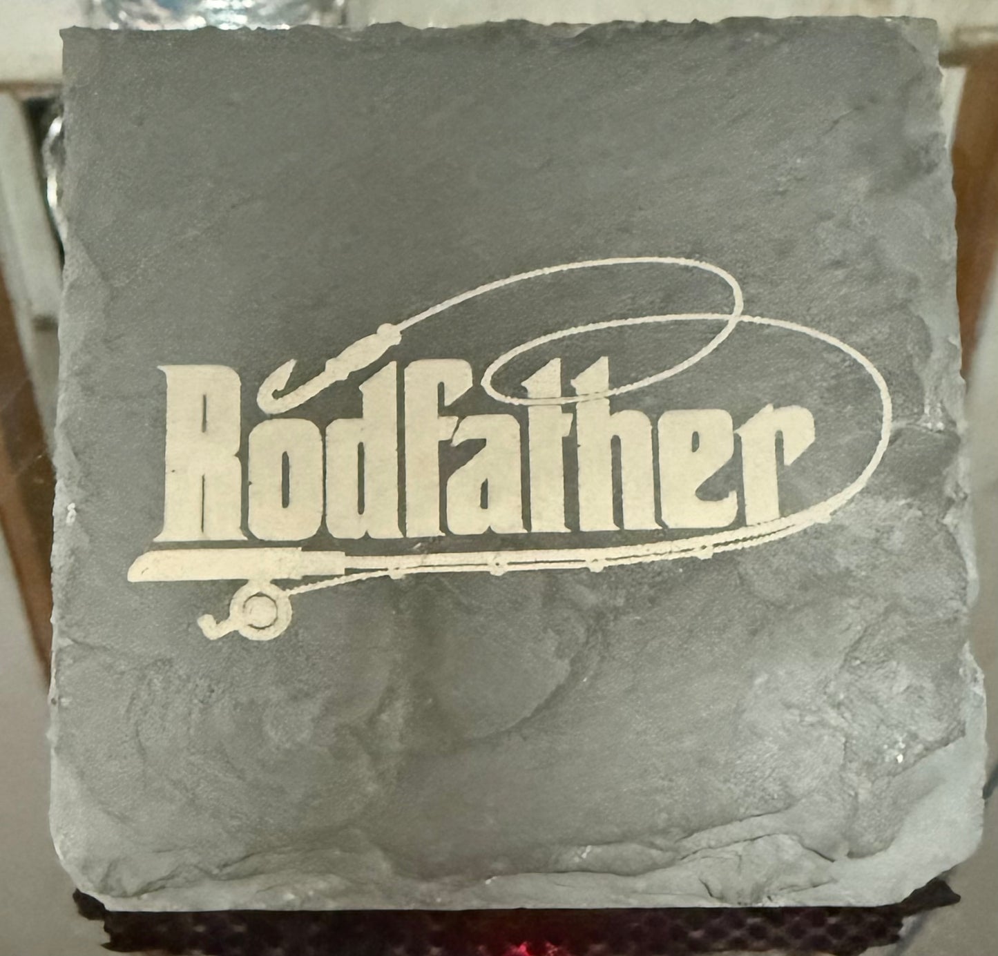 4” Square Slate Coasters (4pk)