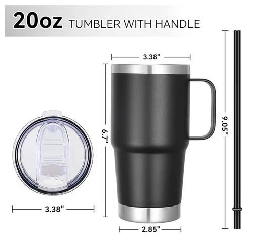 20 Oz Tumbler with Handle