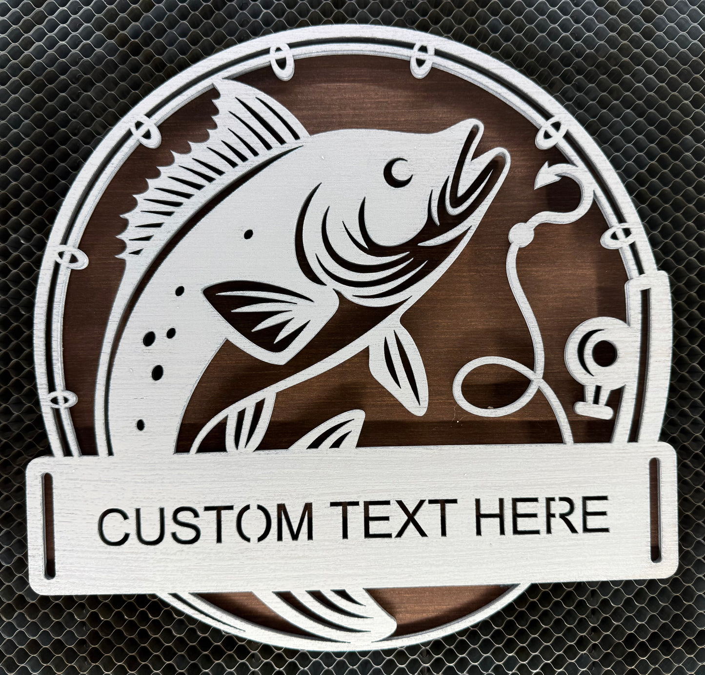 Wooden Fishing Signs