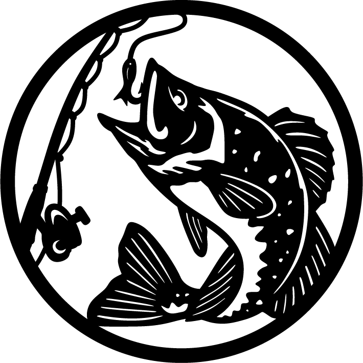 Wooden Fishing Signs