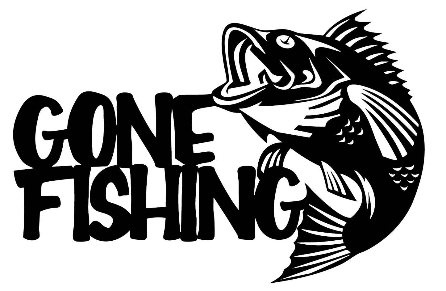 Wooden Fishing Signs