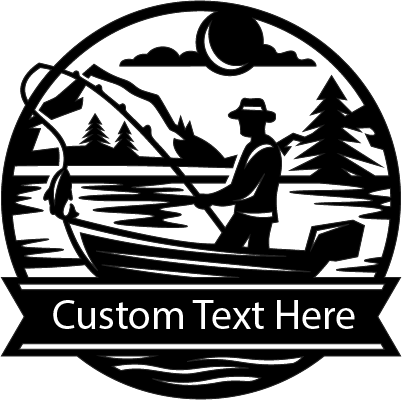 Wooden Fishing Signs