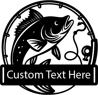 Wooden Fishing Signs