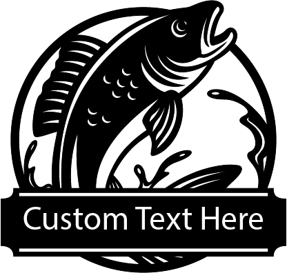 Wooden Fishing Signs